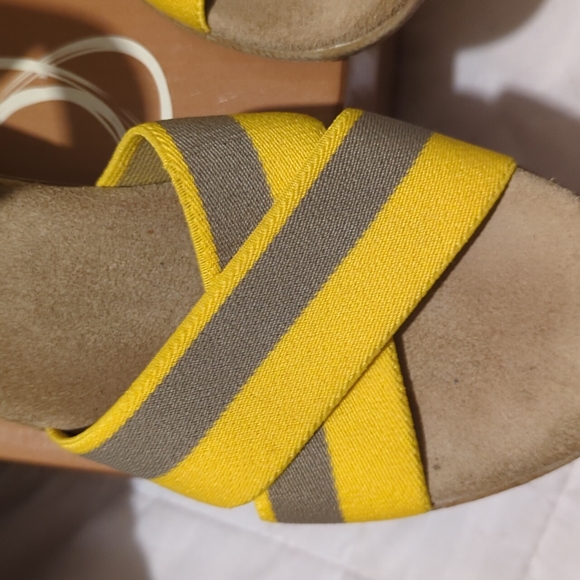 Espadrille wedge sandals, woman's size 39, like new - Picture 2 of 6